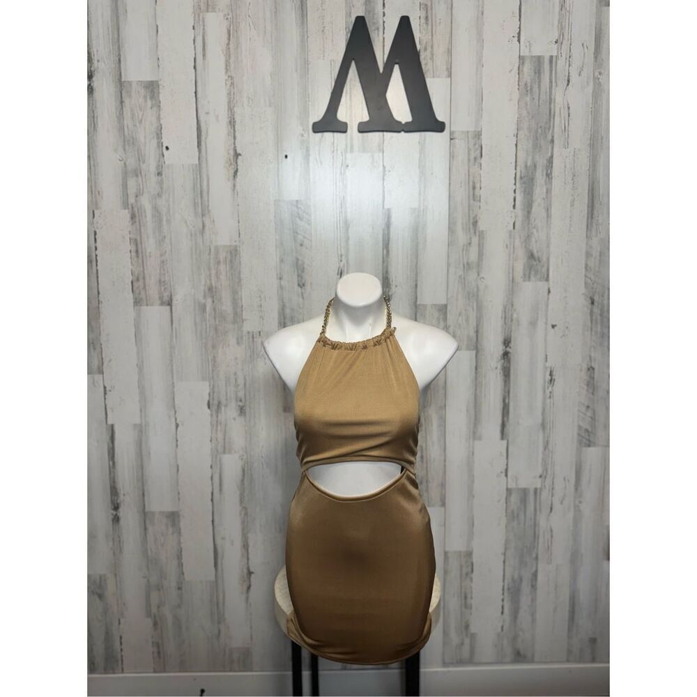 Forever 21 tan dress